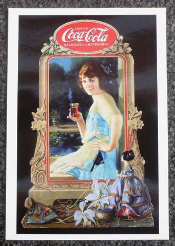2351-2 € 0,50  coca cola briefkaart 10x15 cm